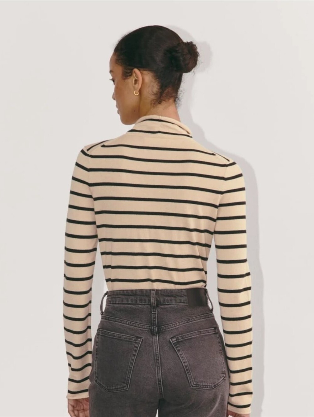 Everlane The Funnel Neck In Cotton Cashmere SWEATER nwot - Picture 3 of 9
